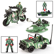 Load image into Gallery viewer, JOYIN 10-in-1 Army Helicopter Toys, Boys Military Toys, Including Helicopter with Realistic Light, Sound &amp; Handle, Bruder Trucks, Boat, Motorcycle, Army Men Action Figures and Weapon Gears, Kids Gifts

