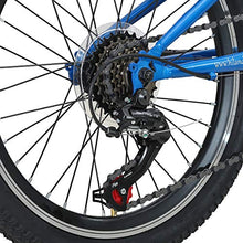 Load image into Gallery viewer, Hiland 20 Inch Kids Bike Mountain Bicycle for Ages 4 5 6 7 8 9 Years Old Boys Girls White Blue
