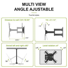 Load image into Gallery viewer, USX MOUNT Full Motion Swivel Articulating Tilt TV Wall Mount Bracket for 26-55&quot; LED, OLED and 4K TVs, TV Mount Fit for 32, 40, 50 TV with VESA Up to 400x400mm-Weight Capacity Up to 60lbs
