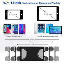 Load image into Gallery viewer, iPad Stand Tablet Tripod Stand,360 Rotating iPad Tripod Mount for Phone and iPad of 4.7-13&quot;, Adjustable 62&quot; Tablet Tripod Holder with Bluetooth Remote Control for iPad Air,iPad Pro,iPhone,Kindle
