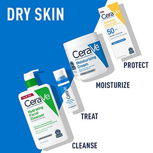 CeraVe Moisturizing Cream | Body and Face Moisturizer for Dry Skin | Body Cream with Hyaluronic Acid and Ceramides | Normal | Fragrance Free | 19 Oz