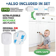 Load image into Gallery viewer, Baby Safety Edge Guards Set, Soft Furniture Bumper, Child Proof Table Corner Protector Protectors, Rubber Protector Strips (18Ft + 3 Child Drawer Locks) Brown
