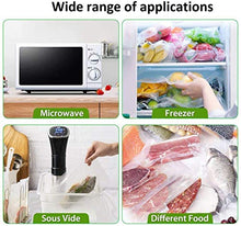 Load image into Gallery viewer, TNO Vacuum Sealer Bags, Sous Vide Roll, Large 11" x 50', Commercial Grade Plastic, Food Vac Storage &amp; Seal, Airtight Vacume Saver, Microwave &amp; Freezer Safe, Store A Meal
