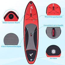 Load image into Gallery viewer, Freein Stand Up Paddle Board Kayak SUP Inflatable Stand up Paddle Board SUP 10'/10'6”x31 x6, 2 Blades Paddle, Dual Action Pump, Triple Fins, Leash, Backpack
