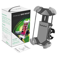 Load image into Gallery viewer, 2020 Super Large Bike Phone Mount,Aluminum Alloy Clamp with 360° Rotation Sport Bicycle Phone Mount/Bike Accessories/Bike Phone Holder for Any Smartphone Android GPS Other Devices Between 4.7 to 7 in
