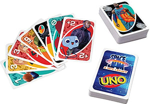 UNO Space Jam: A New Legacy Themed Card Game Featuring 112 Cards with Movie Graphics, Kid, Movie & Sports Fan Gift Ages 7 Years & Older.