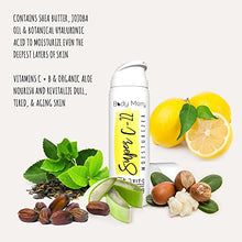 Load image into Gallery viewer, Body Merry Face Moisturizer Cream - Anti-Aging Lotion for Wrinkles, Lines, Acne &amp; Dark Spots w 22% Vitamin C, Hyaluronic Acid, Niacinamide, CoQ10
