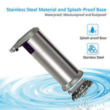 Load image into Gallery viewer, Automatic Soap Dispenser, Apanage Soap Dispenser Equipped Stainless Steel w/Infrared Motion Sensor Upgraded Waterproof Base for Bathroom &amp; Kitchen
