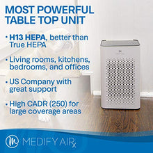 Load image into Gallery viewer, Medify MA-25 W1 Medical Grade Filtration H13 True HEPA for 500 Sq. Ft. Air Purifier | Dual Air Intake | Two &#39;3-in-1&#39; Filters | 99.9% removal in a Modern Design - White
