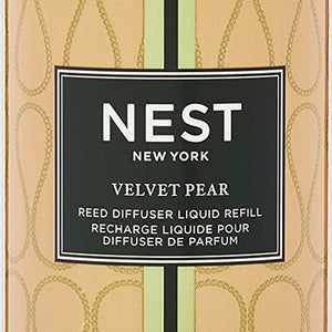 NEST Fragrances Velvet Pear Reed Diffuser Refill, 5 Fluid Ounces
