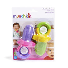 Load image into Gallery viewer, Munchkin Fresh Food Feeder, 2 Pack, Purple/Green
