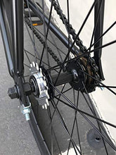 Load image into Gallery viewer, Fixer Bike Road Bike Alumium Alloy Urban Bike Flip Flop Hub City Bike Riser Bar 700c 54cm Road Bike (Black)
