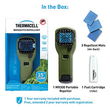 Load image into Gallery viewer, Thermacell MR300 Portable Mosquito Repeller; Highly Effective Mosquito Repellent; Includes 12 Hours of Long Lasting Refills; No Spray, No DEET, No Open Flame; Scent-Free Bug Spray Alternative
