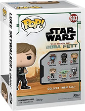 Load image into Gallery viewer, POP Star Wars: Book of Boba Fett - Luke Skywalker &amp; Grogu Training Funko Vinyl Figure (Bundled with Compatible Box Protector Case), Multicolor, 3.75
