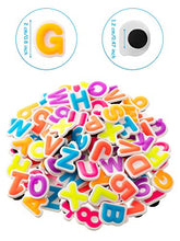 Load image into Gallery viewer, 108 Pieces Glowing Letters Numbers Shoe Charms Glow in The Dark Shoe Charm Different Clog Charm Decorations Fits for Shoe
