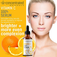 Load image into Gallery viewer, Vitamin C Serum for Face | Professional Grade | High Concentrate Formula May Help Smooth Appearance of Wrinkles, Brightens | May Improve Appearance of Skin Tone for More Youthful-Looking Skin 1oz
