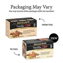 Load image into Gallery viewer, Bigelow Vanilla Chai Black Tea, Caffeinated, 20 Count (Pack of 6), 120 Total Tea Bags
