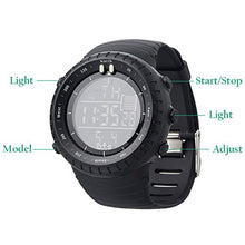 Load image into Gallery viewer, PALADA Men's Digital Sports Watch Waterproof Tactical Watch with LED Backlight Watch for Men
