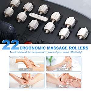 ECARBME Foot Spa Bath Massager with Heat Bubbles and Vibration Massage and Jets, 16OZ Tea Tree Oil Foot Soak Epsom Salt, Pedicure Foot spa with Infrared Light, 22 Rollers & Adjustable Temp