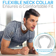 Load image into Gallery viewer, Smart Neck Massager with Heat - Cordless Rechargeable Trigger Point Deep Tissue Portable Neck Massager w/ Heat Vibration Shiatsu Acupressure Therapy, for Men &amp; Women - SereneLife SLNKMSG120

