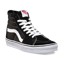 Load image into Gallery viewer, Vans SK8 Hi Unisex Black/White Sneakers Men/Women Shoes (9.5 Men/ 11.0 Women, Black)

