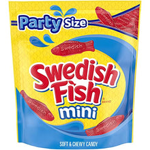 Load image into Gallery viewer, SWEDISH FISH Mini Candy, Original Flavor, 1 Party Size Bag (2 lb 12.8 oz.)
