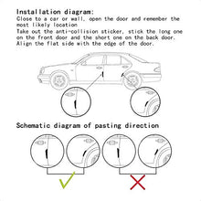 Load image into Gallery viewer, TANGSEN 4Pcs Universal Real Carbon Fiber with 2mm Twill Woven Texture Door Edge Guard Paint Scratch Bumper Protector Anti Door slam Personalized Protective Pad Sticker Cover Protective Status Film
