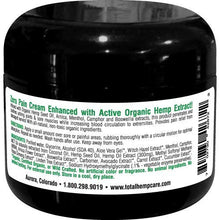 Load image into Gallery viewer, Pain Relief Cream W/Full-Spectrum Hemp Extract Rich In CBC,CBG + Organic MSM, Arnica, Turmeric &amp; Boswellia (300mg + 45mg CBC,CBG (Menthol))
