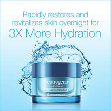 Load image into Gallery viewer, Neutrogena Hydro Boost Purified Hyaluronic Acid Pressed Night Serum, Facial Serum with Antioxidants &amp; Hyaluronic Acid for Dry Skin, Oil-Free &amp; Non-Comedogenic, 1.7 oz
