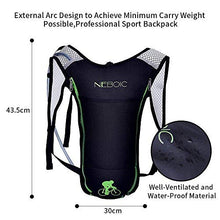 Load image into Gallery viewer, Neboic 2Pack Hydration Backpack Pack with 2L Hydration Bladder - Lightweight Water Backpack Keeps Water Cool up to 4 Hours with Big Storage for Kids Women Men Hiking Cycling Camping Music Festival
