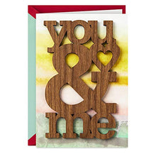 Load image into Gallery viewer, Hallmark Signature Anniversary Card, Love Card (Wooden You &amp; Me)
