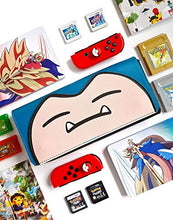 Load image into Gallery viewer, FUNLAB Switch Case for Nintendo Switch/Switch OLED,Cute Leather Travel Carrying Clutch with Game Holder for Pokemon Fans
