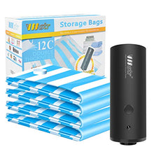 Load image into Gallery viewer, VMSTR Travel Vacuum Storage Bags with Electric Pump, Medium Small Space Saver Bags for Travel and Home Use
