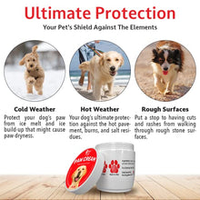 Load image into Gallery viewer, Pet Pull Paw Cream (4 oz) Dog Paw Protector for Heat, Cold &amp; Rough Surfaces - Paw Moisturizer Balm with Natural Waxes &amp; Oils - Puppy Invisible Boot Soothes, Moisturizes, Protects

