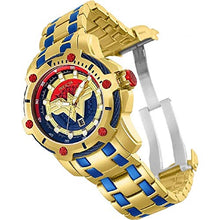 Load image into Gallery viewer, Invicta Women's DC Comics Quartz Watch with Stainless Steel Strap, Gold, Blue, 20 (Model: 26839)
