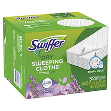 Load image into Gallery viewer, Swiffer Sweeper Dry Sweeping Pad, Multi Surface Refills for Dusters Floor Mop, with Febreze Lavender, 32 count
