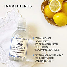 Load image into Gallery viewer, Hand Cleaner by Vervose | 70% Ethyl Alcohol | Cleans &amp; Nourishes with Aloe &amp; Vitamin E | Made in USA | 8 oz Bottle (2 Pack)
