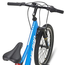 Load image into Gallery viewer, Hiland 20 Inch Kids Bike Mountain Bicycle for Ages 4 5 6 7 8 9 Years Old Boys Girls White Blue
