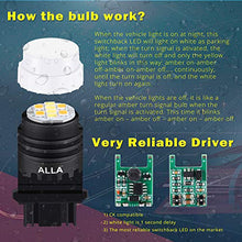 Load image into Gallery viewer, Alla Lighting Newest Mni Super Bright 3457 3157 LED Switchback Bulbs Turn Signal Lights Dual Color 6000K White (DRL/Parking)/Amber Yellow(Blinker) 4157NA 3457NA 3157NA
