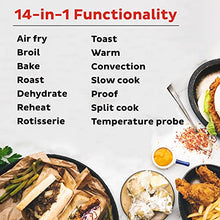Load image into Gallery viewer, Instant Omni Pro 14-in-1 Air Fryer Convection Toaster Oven Combo, Rotisserie Oven, Electric Cooker, Proofer, Dehydrator, Broiler, Roaster, Warmer plus Split Cooking &amp; Temperature Probe, 18-Liter
