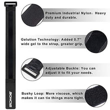 Load image into Gallery viewer, Boncas Adjustable Bike Rack Strap Bicycle Wheel Stabilizer Straps with Innovative Gel Grip Keep The Bicycle Wheel from Spinning - 2 Pack
