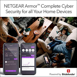 NETGEAR Nighthawk Smart Wi-Fi Router, R6700 - AC1750 Wireless Speed Up to 1750 Mbps | Up to 1500 Sq Ft Coverage & 25 Devices | 4 x 1G Ethernet and 1 x 3.0 USB Ports | Armor Security