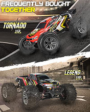 Load image into Gallery viewer, 1:12 Scale Large RC Cars 48+ kmh Speed - Boys Remote Control Car 4x4 Off Road Monster Truck Electric - All Terrain Waterproof Toys Trucks for Kids and Adults - 2 Batteries + Connector for 30+ Min Play

