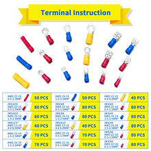 Load image into Gallery viewer, 1200PCS Electrical Connector Kit-Sopoby Automotive Insulated CrimpTerminals Connectors for Wiring Mixed Ring Fork Spade Butt Connector Set
