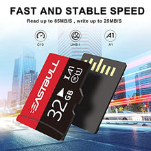 Load image into Gallery viewer, EASTBULL 10-Pack Micro SD Cards 32GB, SD Memory Cards Full HD Video 90MB/s UHS-I U1 Micro SDHC Class 10 for Surveillance Security Cam Action Camera (10 Units)
