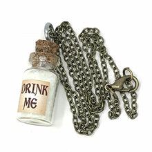 Load image into Gallery viewer, UMBRELLALABORATORY Alice in Wonderland Fairy Glow in The Dark Kawaii Necklace-Drink me
