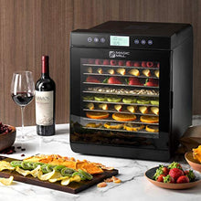 Load image into Gallery viewer, Magic Mill Food Dehydrator Machine (10 Stainless Steel Trays) Digital Adjustable Timer | Temperature Control | Keep Warm Function | Dryer for Jerky, Herb, Meat, Beef, Fruit and To Dry Vegetables
