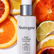 Load image into Gallery viewer, Neutrogena Rapid Tone Repair Face Moisturizer with Retinol SA, Vitamin C, Hyaluronic Acid and SPF 30 Sunscreen, Tone-Evening &amp; Brightening Retinol Facial Moisturizer Cream, 1 fl. oz

