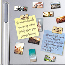 Load image into Gallery viewer, MAGNIFICENT101 2-Pack Vision Board Magnet Set (20x20 in) - Pull Apart &amp; Create a Vision for Your Dream Life in Your Refrigerator | Inspirational Positive Gifts | Quotes for Fridge | Daily Motivation

