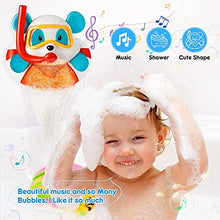 Load image into Gallery viewer, BOSOZOKU Baby Bath Toy, Automatic Bubble Blower Bubble Bath Maker for Bathtub Toys Play 12 Songs for Toddlers Baby Boys and Girls Infants Little Bear Bathtub Play, Great Gifts for Toddlers and Kids
